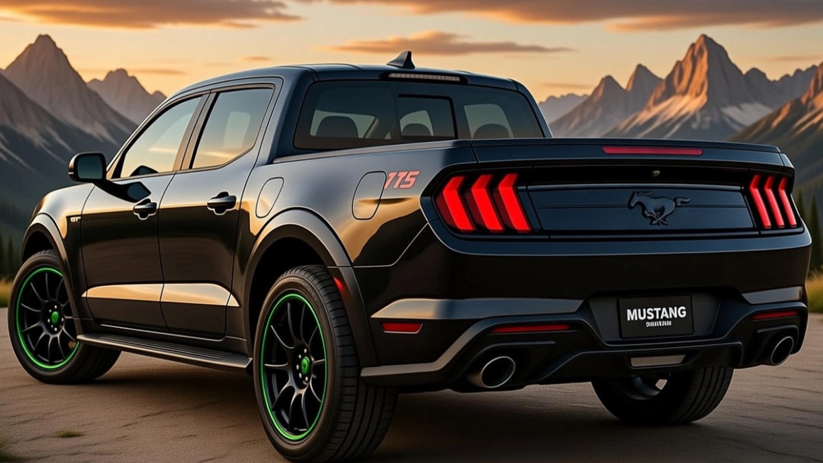 First Glimpse of the 2026 Ford Mustang Pickup